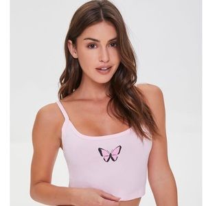 Butterfly Cami & Shorts Pajama Set